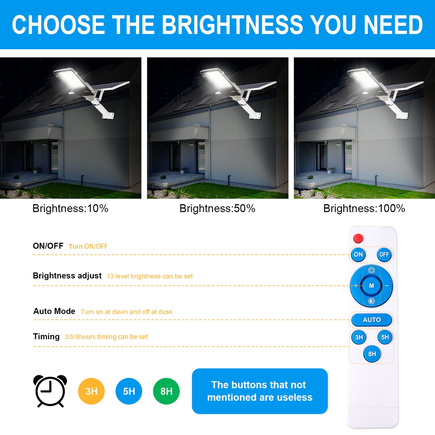 Luz LED impermeable para estacionamiento al aire libre desde el anochecer hasta el amanecer