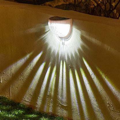 Luces solares para postes de cercas al aire libre