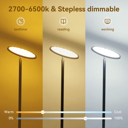 Smart Floor Lamp 2000 lm Ultra Bright Dimmable