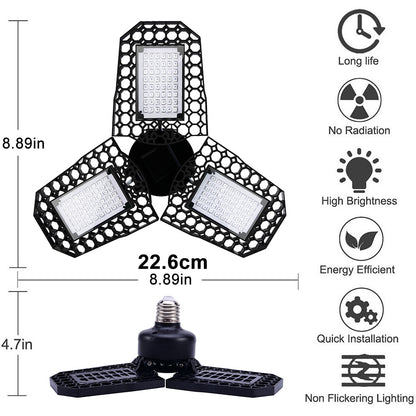 Waterproof Foldable LED Plant Grow Light Bulb