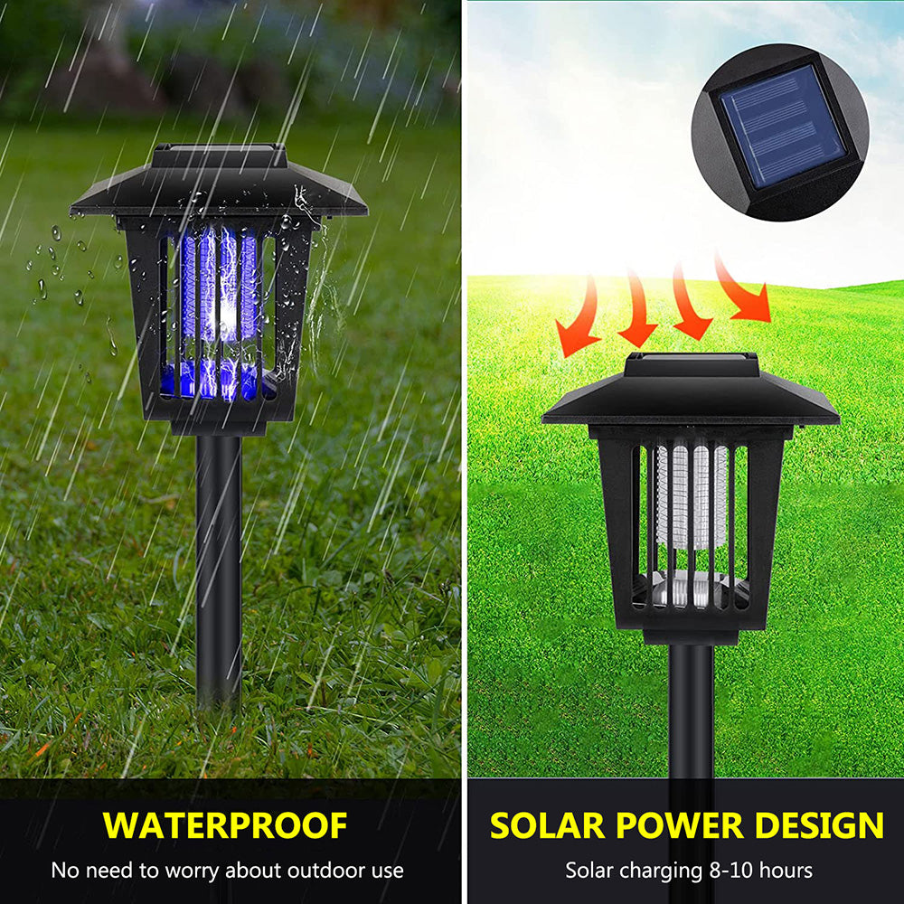 Solar Pathway Lights LED Mosquito Killer Light