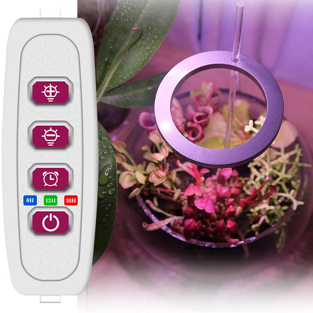 Luz LED para cultivo de plantas USB de espectro completo, rojo y azul