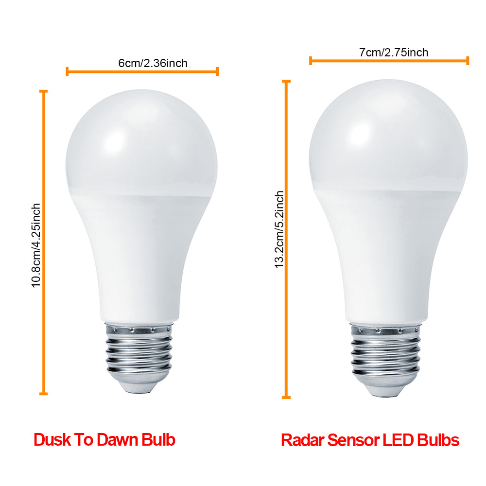 Radar Motion Sensor LED Light Bulbs