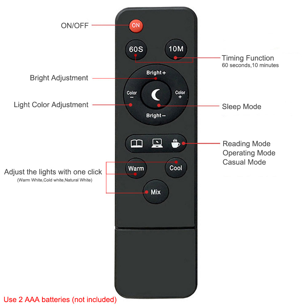 Dimmable LED Floor Lamp Adjustable Gooseneck