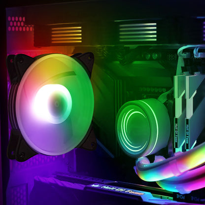 Ventilateur de refroidissement pour ordinateur LED RVB Dreamcolor