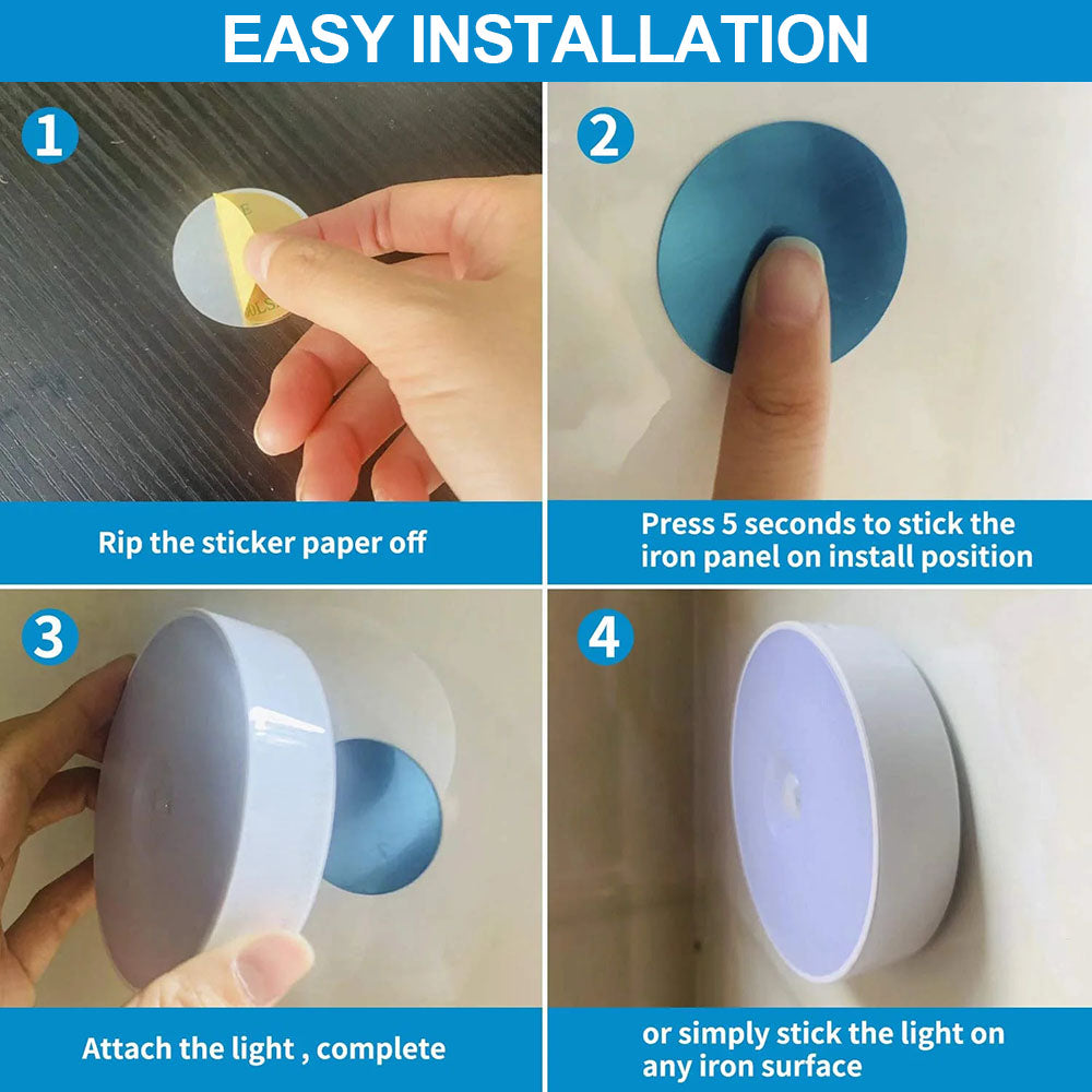 Color de luz LED con sensor de movimiento PIR conmutable