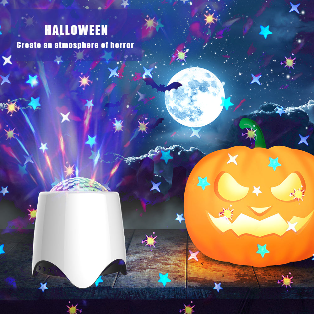 LED Star Wave Galaxy Projector Bluetooth Speaker