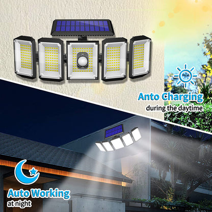 Outdoor Motion Sensor Solar Lights with Remote Control