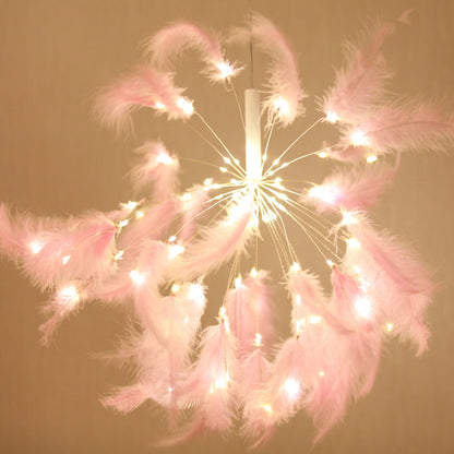 Feather Starburst String Lights