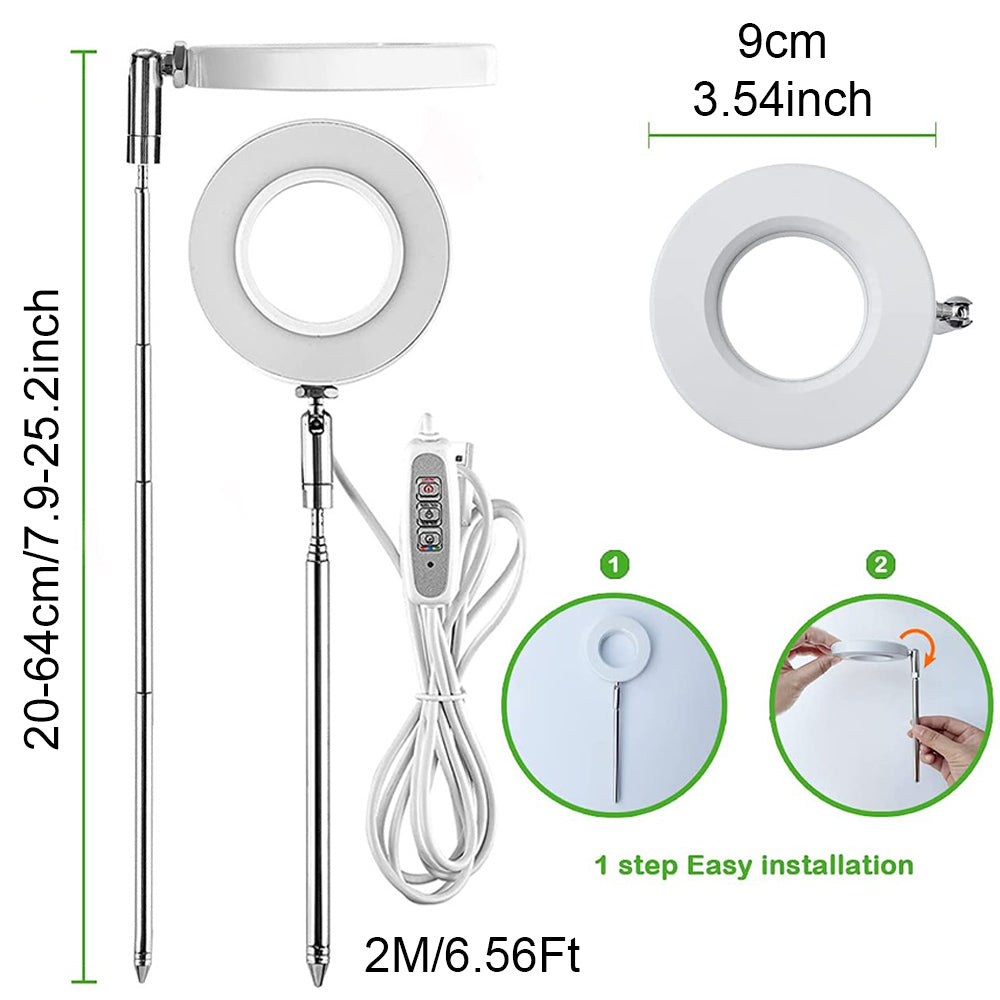 Luz LED para plantas con luz solar de espectro completo y alto brillo