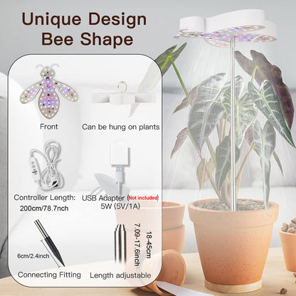 Cute Bee Shape LED Grow Lights