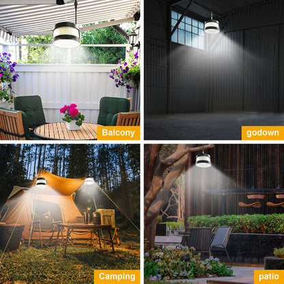 160 luces colgantes solares impermeables al aire libre LED