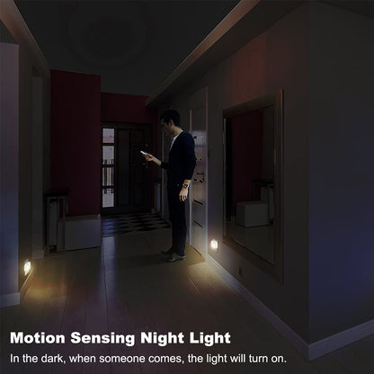 Luz nocturna con sensor de movimiento LED enchufable