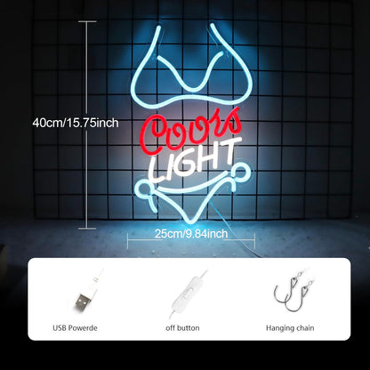 Sexy Bikini LED Neon Signs