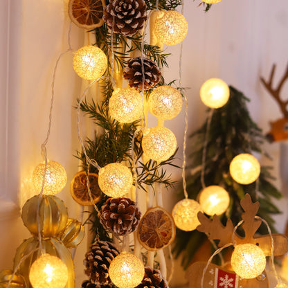 LED Cotton Balls String Light 10/20LEDs