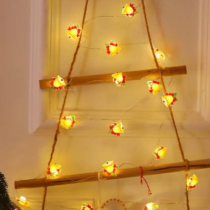 Copper Wire LED String Lights Christmas Pattern