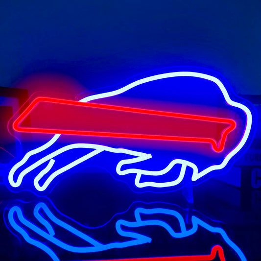 Fußball-Neonschild – LED-Leuchten für Schlafzimmer, Männerhöhle, Fußballclub-Bar