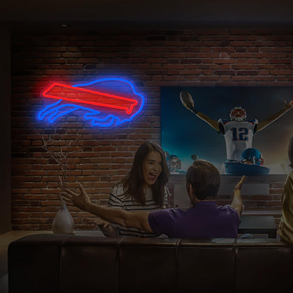 Football Neon Sign - LED Lights for Bedroom, Man Cave, Football Club Bar