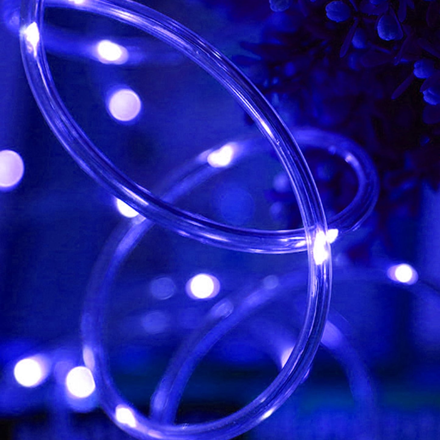 Waterproof LED Rope String Lights, 5M-50LEDs 8 Modes