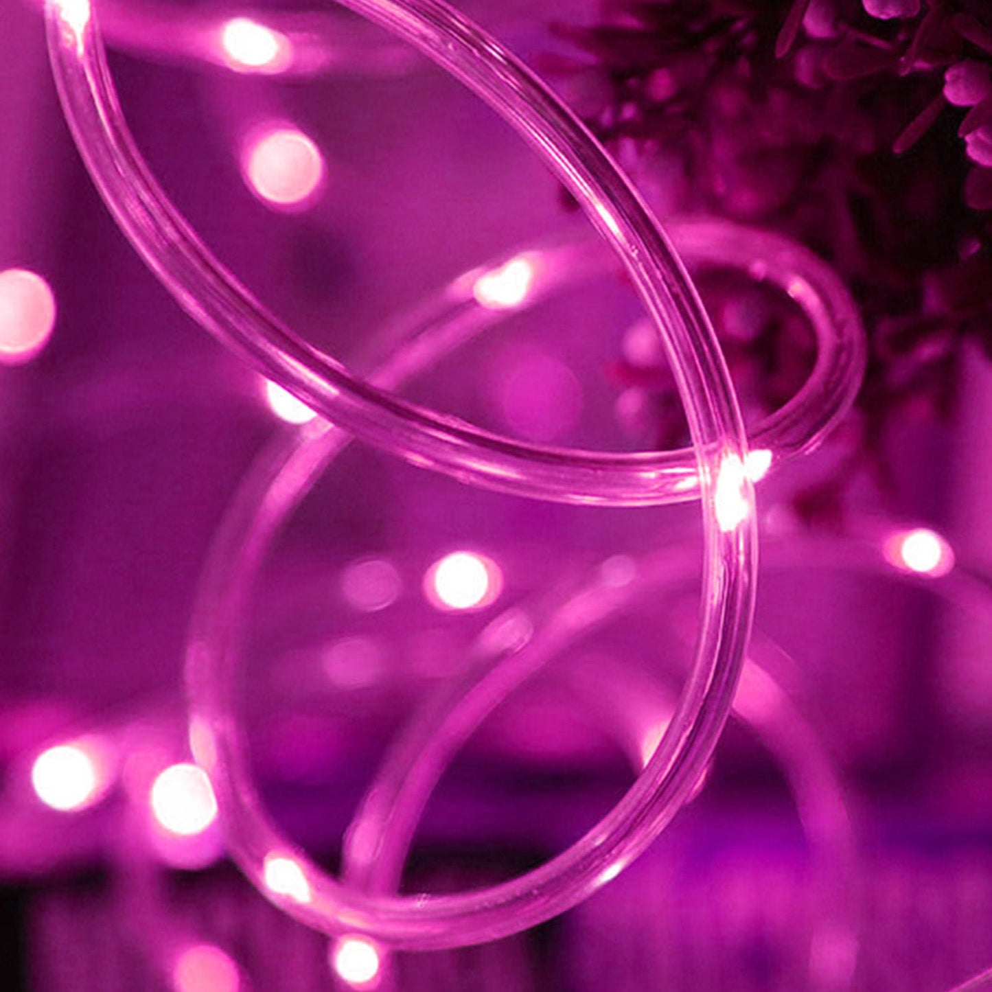 Waterproof LED Rope String Lights, 5M-50LEDs 8 Modes