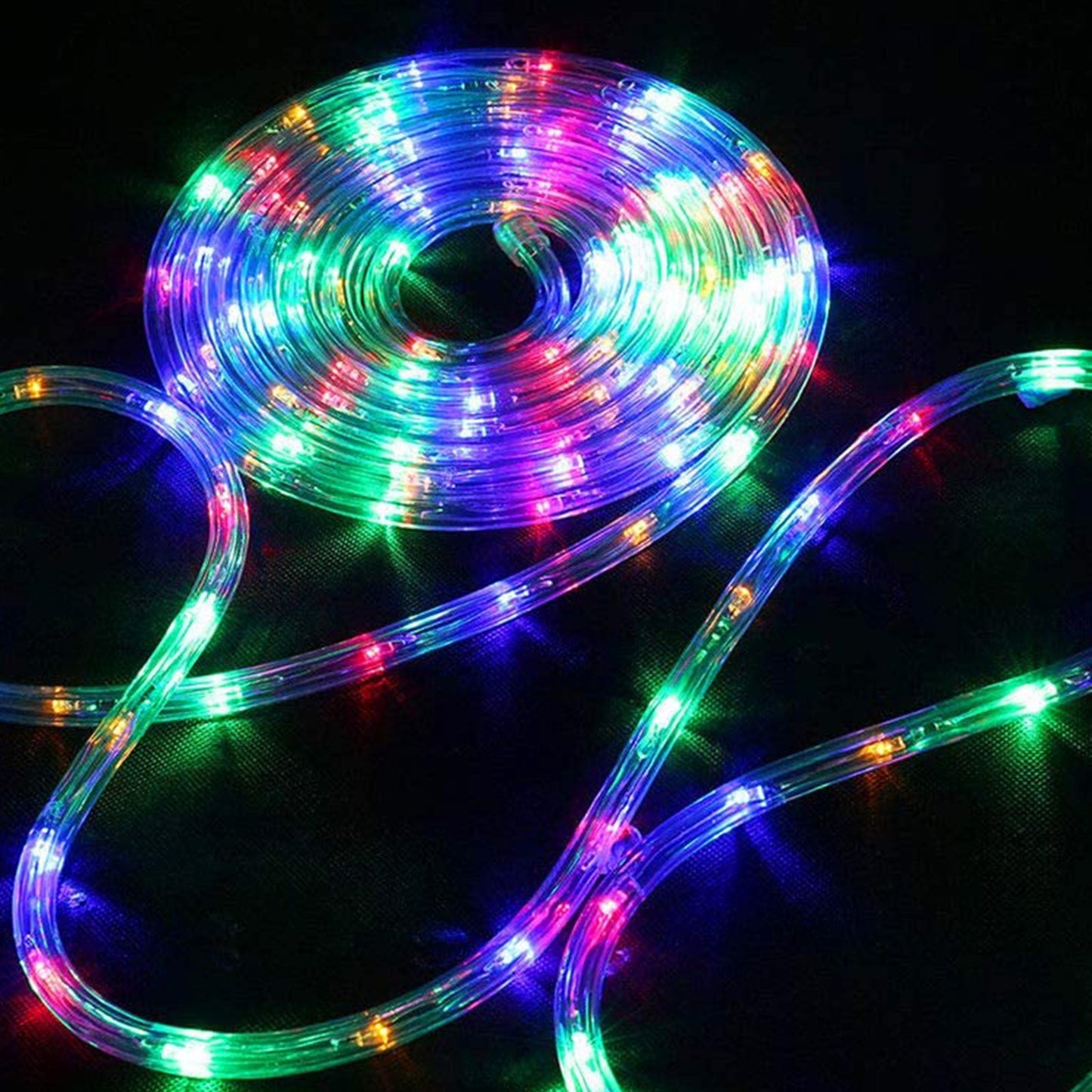 Waterproof LED Rope String Lights, 5M-50LEDs 8 Modes