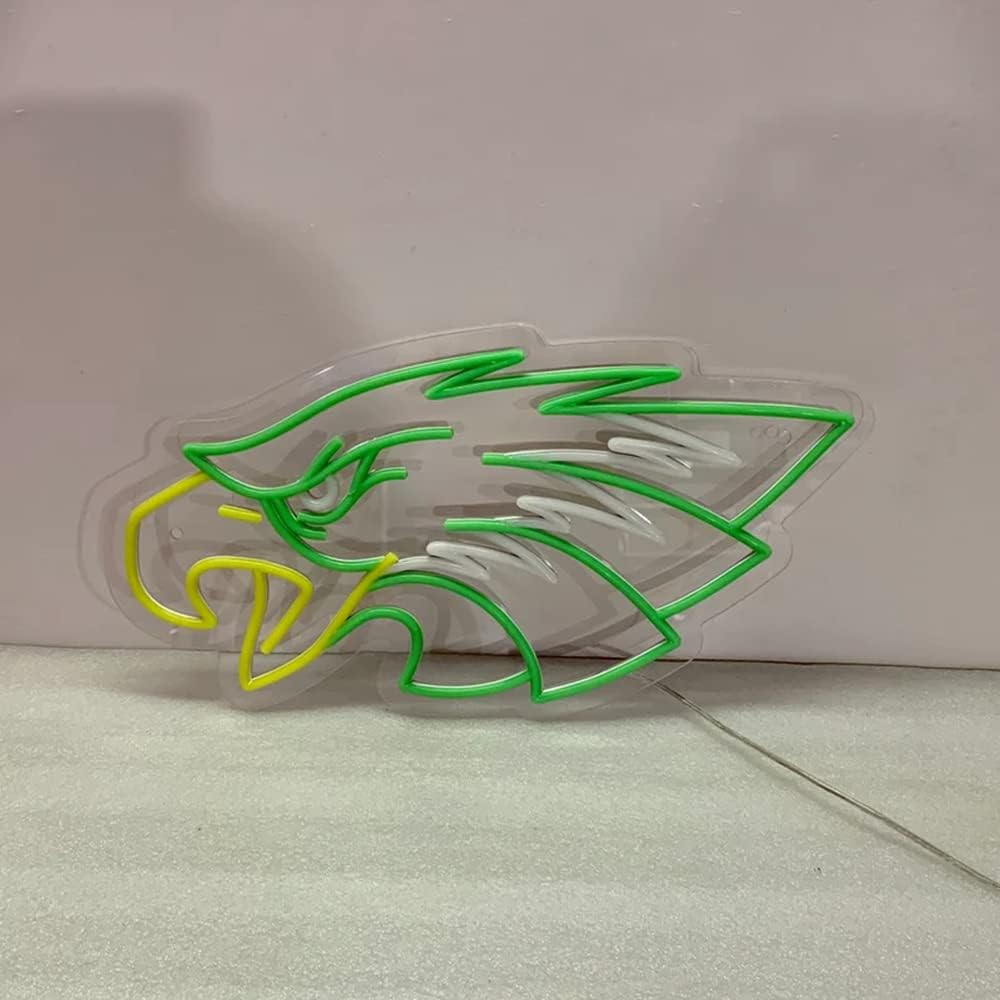 Eagles Neon Sign - Football Team Logo LED Light