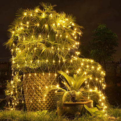 Wasserdichte, energiesparende Niederspannungs-LED-Netzleuchte, 2 x 3 m/4 x 6 m