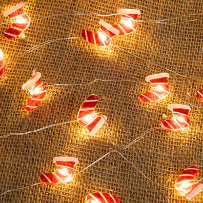 Gold Leaves String Lights, 2M/6.5FT 20 LEDs