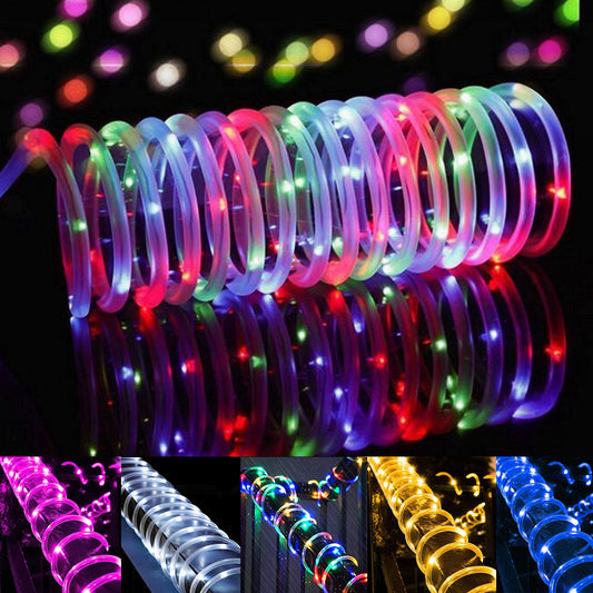 Waterproof LED Rope String Lights, 5M-50LEDs 8 Modes