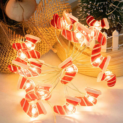 Gold Leaves String Lights, 2M/6.5FT 20 LEDs