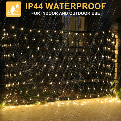 Waterproof Low Voltage Power Saving LED Net Light, 2x3M/4x6M