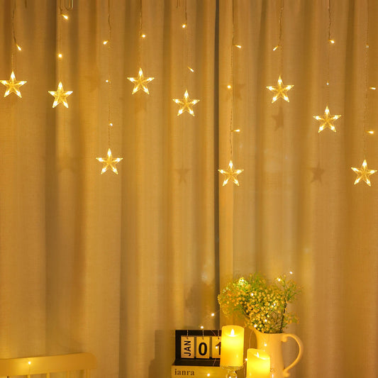 Waterproof LED Curtain Icicle String Light, 2M 62LEDs