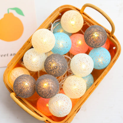 Guirlande Lumineuse Boules de Coton 1-3M 10/20 LED